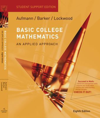 Basic College Mathematics An Applied Approach 0547016743 Book Cover