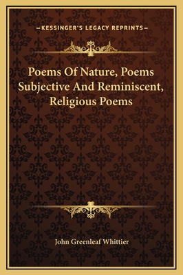 Poems Of Nature, Poems Subjective And Reminisce... 1169338224 Book Cover