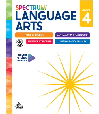 Spectrum Language Arts Workbook, Grade 4 148387138X Book Cover