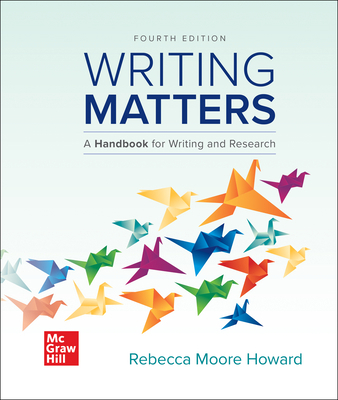 Writing Matters: A Handbook for Writing and Res... 1260860302 Book Cover