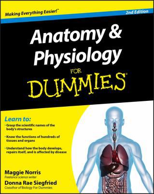 Anatomy & Physiology for Dummies 0470923261 Book Cover