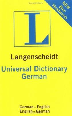 Langenscheidt Universal Dictionary German: Germ... 1585734934 Book Cover