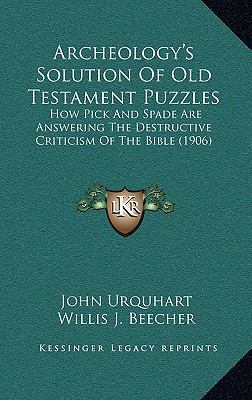 Archeology's Solution Of Old Testament Puzzles:... 1168789915 Book Cover