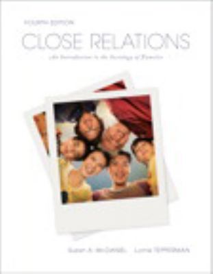 Close Relations: An Introduction to the Sociolo... 0137031718 Book Cover