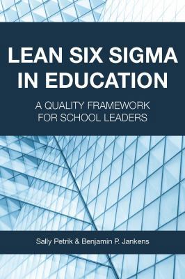Lean Six Sigma in Education: A Quality Framewor... 0578545608 Book Cover