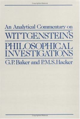 An Analytical Commentary on Wittgenstein's Phil... 0631130691 Book Cover