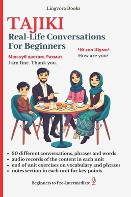 Tajiki: Real-Life Conversations for Beginners B083XW653M Book Cover