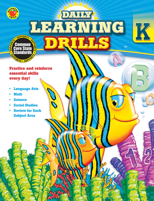 Daily Learning Drills, Grade K B00QFX0E1Q Book Cover