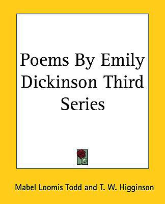 Poems By Emily Dickinson Third Series 1161448756 Book Cover