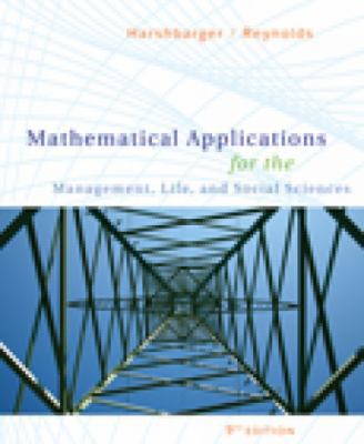 Mathematical Applications: For the Management, ... 0547145098 Book Cover