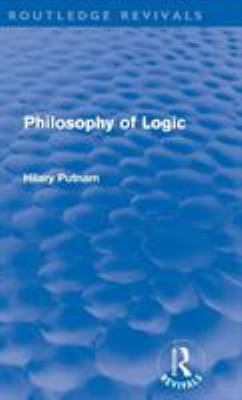 Philosophy of Logic (Routledge Revivals) 0415580927 Book Cover