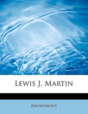 Lewis J. Martin 124164067X Book Cover