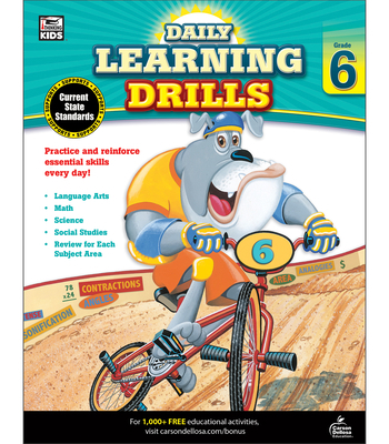 Daily Learning Drills, Grade 6 148380089X Book Cover