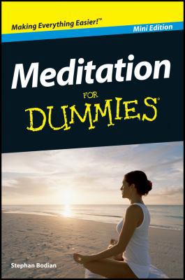Meditation for Dummies (Pocket Edition) 0470548231 Book Cover