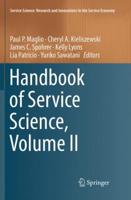 Handbook of Service Science, Volume II 3030075028 Book Cover