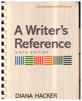 Writer's Reference 6e & MLA Quick Reference Card 0312465319 Book Cover