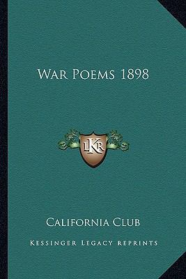 War Poems 1898 1162798084 Book Cover
