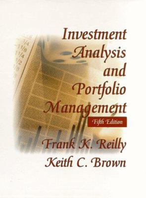 Investment Analysis & Portfolio Management 0030186838 Book Cover