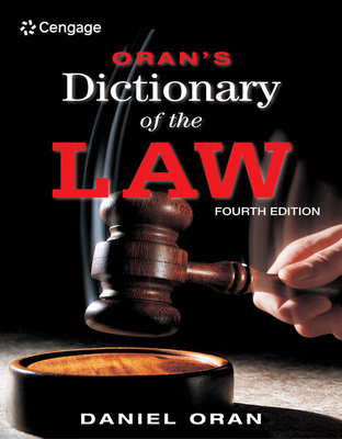 Oran's Dictionary of the Law 1111319154 Book Cover