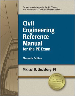 Civil Engineering Reference Manual for the PE Exam 1591261295 Book Cover
