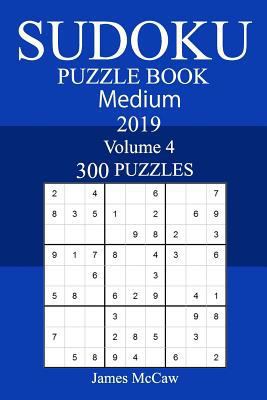 300 Medium Sudoku Puzzle Book 2019 1726333108 Book Cover