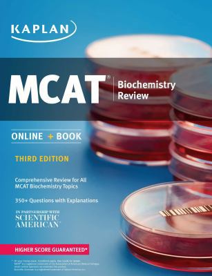 MCAT Biochemistry Review: Online + Book 1506203256 Book Cover