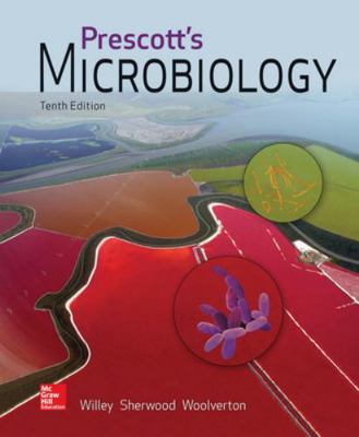 Prescott's Microbiology 1259281590 Book Cover