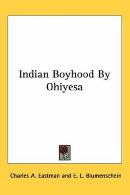 Indian Boyhood By Ohiyesa 1432611100 Book Cover