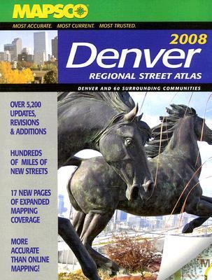 Mapsco Denver Regional Street Atlas 1569663998 Book Cover