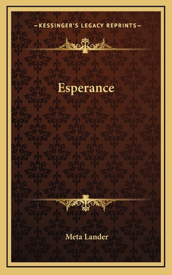 Esperance 1163858862 Book Cover