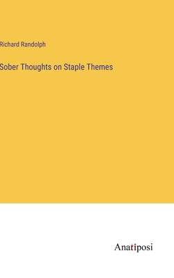 Sober Thoughts on Staple Themes 3382104490 Book Cover