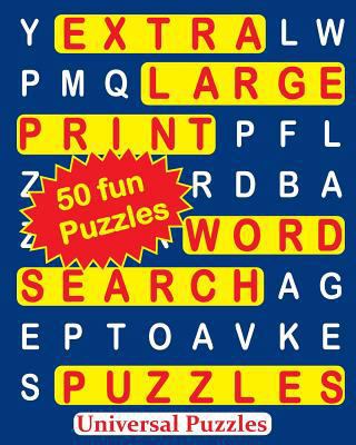 Extra Large Print Word Search Puzzles [Large Print] 1530751284 Book Cover
