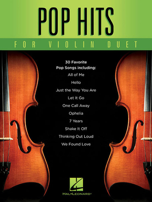 Pop Hits for Violin Duet: Sheet Music Songbook ... 149508874X Book Cover