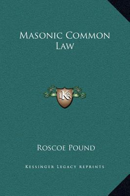 Masonic Common Law 1169211127 Book Cover