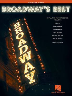 Broadway's Best: Big-Note Piano 1480344311 Book Cover