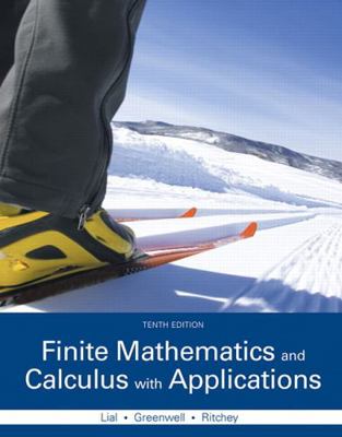 Finite Mathematics and Calculus with Applicatio... 013398107X Book Cover