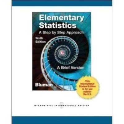 Elementary Statistics: A Brief Version 0071317805 Book Cover