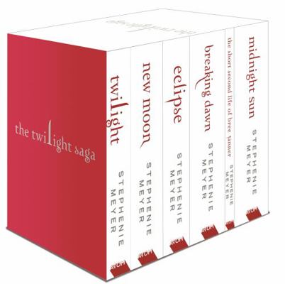 Twilight Saga 6 Book Set (White Cover) 0349003963 Book Cover