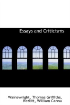 Essays and Criticisms 1113150416 Book Cover