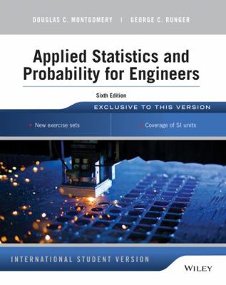 Applied Statistics and Probability for Engineers 1118744128 Book Cover