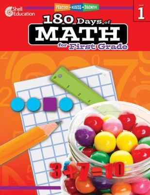 180 Days of Math for First Grade B00QFXFWWW Book Cover