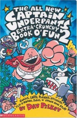Captain Underpants Extra-Crunchy Book O' Fun 02 0439978068 Book Cover