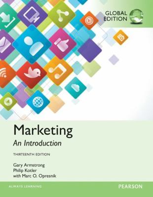 Marketing: An Introduction, Global Edition 1292146508 Book Cover