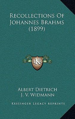 Recollections Of Johannes Brahms (1899) 116406214X Book Cover