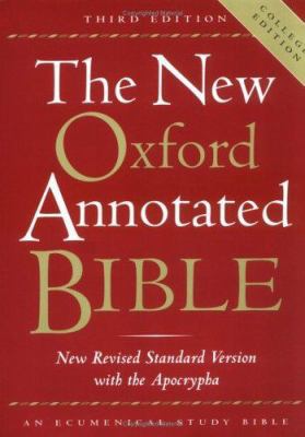 New Oxford Annotated Bible-NRSV-College 0195284852 Book Cover