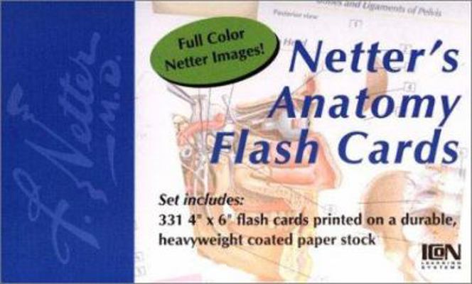 Netter's Anatomy Flash Cards 1929007086 Book Cover