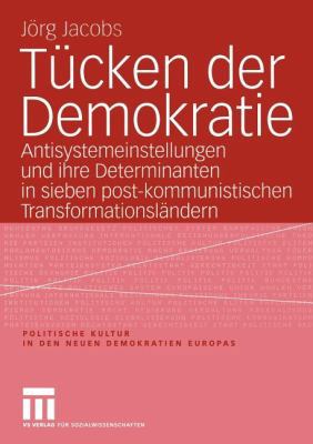 Tücken Der Demokratie: Antisystemeinstellungen ... [German] 3810037095 Book Cover