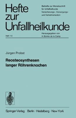 Reosteosynthesen Langer Röhrenknochen [German] 3540060286 Book Cover