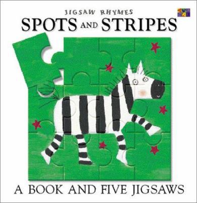Spots and Stripes [With 5 Puzzles Inside Book] 1587280213 Book Cover