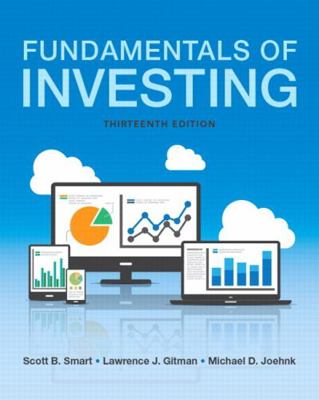 Fundamentals of Investing Plus Mylab Finance wi... 013440839X Book Cover